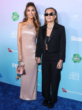 Chrishell Stause ve eşi G 'Flip, 1 Şubat 2024' te ABD 'nin Los Angeles, Kaliforniya, ABD' deki Skirball Kültür Merkezi 'nde düzenlenen 21. Yıllık G' Day USA Sanat Galasına geldiler..