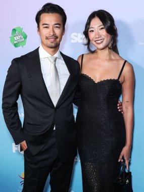 Jordan Rodrigues ve Olivia Liang, 1 Şubat 2024 'te ABD' nin Los Angeles, Kaliforniya, ABD 'deki Skirball Kültür Merkezi' nde düzenlenen 21..