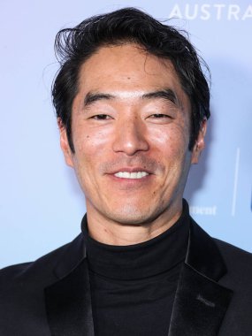 Leonardo Nam, 1 Şubat 2024 'te ABD' nin Los Angeles, Kaliforniya, ABD 'deki Skirball Kültür Merkezi' nde düzenlenen 21. Yıllık G 'Day USA Sanat Galasına geldi.. 
