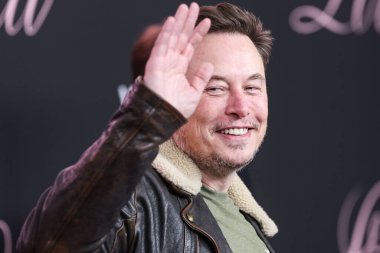 Elon Musk 3 Şubat 2024 'te Westwood, Los Angeles, Kaliforniya, ABD' deki Regency Bruin Tiyatrosu 'nda düzenlenen Vertical Entertainment' in 'Lola' nın Los Angeles prömiyerine geldi.. 