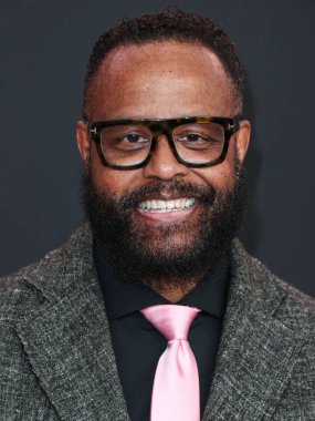 Mervyn Warren 3 Şubat 2024 'te Westwood, Los Angeles, Kaliforniya, ABD' deki Regency Bruin Tiyatrosu 'nda düzenlenen Vertical Entertainment' in 'Lola' nın Los Angeles prömiyerine geldi.. 