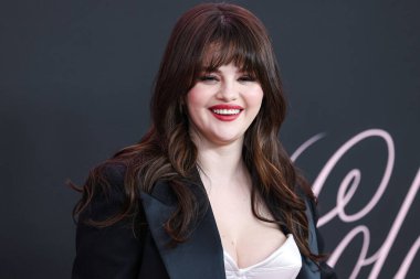 Selena Gomez 3 Şubat 2024 'te Westwood, Los Angeles, Kaliforniya, ABD' deki Regency Bruin Tiyatrosu 'nda düzenlenen Vertical Entertainment' in 'Lola' nın Los Angeles prömiyerine geldi.. 