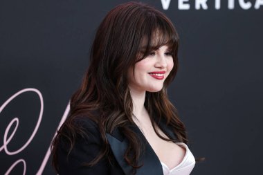 Selena Gomez 3 Şubat 2024 'te Westwood, Los Angeles, Kaliforniya, ABD' deki Regency Bruin Tiyatrosu 'nda düzenlenen Vertical Entertainment' in 'Lola' nın Los Angeles prömiyerine geldi.. 