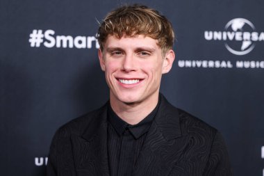 charlieonnafriday arrives at Universal Music Group's 2024 66th GRAMMY Awards After Party held at nya studios WEST on February 4, 2024 in Hollywood, Los Angeles, California, United States.