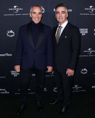 Monte Lipman ve erkek kardeşi Avery Lipman, Universal Music Group 'un 4 Şubat 2024' te Batı Nya stüdyolarında düzenlenen 66. GRAMMY Ödülleri 'ne geldiler. (Fotoğraf: Xavier Collin / Image Press Agency)