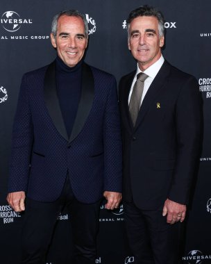 Monte Lipman ve erkek kardeşi Avery Lipman, Universal Music Group 'un 4 Şubat 2024' te Batı Nya stüdyolarında düzenlenen 66. GRAMMY Ödülleri 'ne geldiler. (Fotoğraf: Xavier Collin / Image Press Agency)
