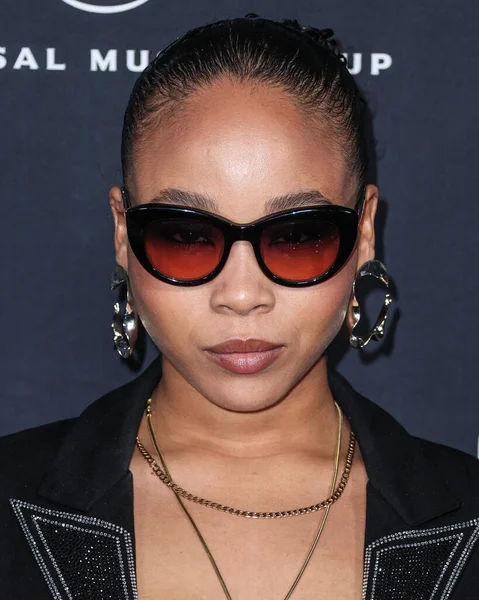 Mystic Marley, 4 Şubat 2024 'te Hollywood, Los Angeles, Kaliforniya, ABD' de Nya stüdyoları batısında düzenlenen Universal Music Group 'un 2024 GRAMMY Ödülleri' ne ulaştı. (Fotoğraf: Xavier Collin / Image Press Agency)