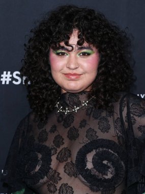 Remi Wolf, 4 Şubat 2024 'te Hollywood, Los Angeles, Kaliforniya, ABD' de Nya Stüdyoları 'nda düzenlenen 66. GRAMMY Ödülleri' ne ulaştı..