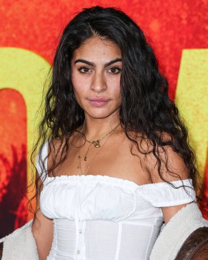Jessie Reyez arrives at the Los Angeles Premiere Of Paramount Pictures' 'Bob Marley: One Love' held at the Regency Village Theatre on February 6, 2024 in Westwood, Los Angeles, California, United States. 