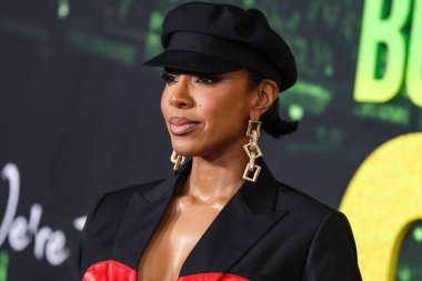 Kelly Rowland, Paramount Pictures 'ın Los Angeles Premiere of Paramount Pictures' ı 'Bob Marley: One Love' ın 6 Şubat 2024 'te Westwood, Los Angeles, Kaliforniya' daki Regency Village Theatre 'a geldi.. 