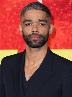 Kingsley Ben-Adir arrives at the Los Angeles Premiere Of Paramount Pictures' 'Bob Marley: One Love' held at the Regency Village Theatre on February 6, 2024 in Westwood, Los Angeles, California, United States. 