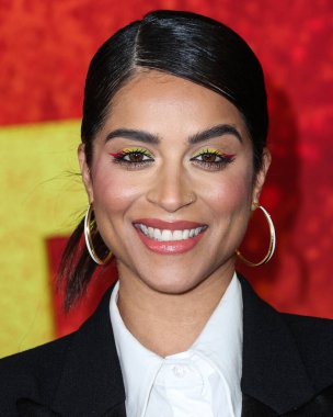 Lilly Singh, 6 Şubat 2024 'te Westwood, Los Angeles, Kaliforniya, ABD' deki Regency Village Theatre 'da düzenlenen 