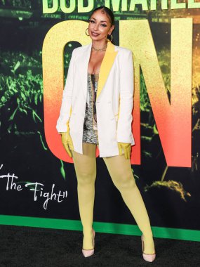 Mya, 6 Şubat 2024 'te Westwood, Los Angeles, Kaliforniya, ABD' deki Regency Village Theatre 'da düzenlenen 