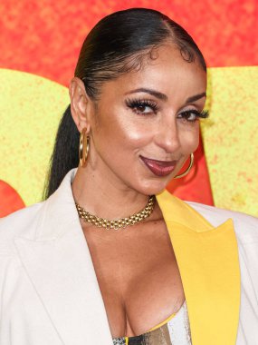 Mya arrives at the Los Angeles Premiere Of Paramount Pictures' 'Bob Marley: One Love' held at the Regency Village Theatre on February 6, 2024 in Westwood, Los Angeles, California, United States. 
