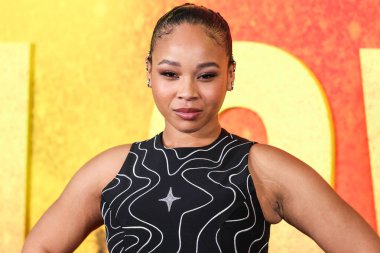 Mystic Marley, Paramount Pictures 'ın Los Angeles Premiere of Paramount Pictures' ı 'Bob Marley: One Love' a 6 Şubat 2024 'te Westwood, Los Angeles, Kaliforniya, ABD' deki Regency Village Theatre 'a geldi.. 