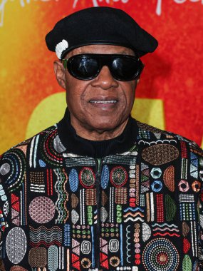 Stevie Wonder, Paramount Pictures 'ın 6 Şubat 2024' te Westwood, Los Angeles, Kaliforniya, ABD 'deki Regency Village Theatre' da düzenlenen 