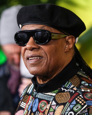 Stevie Wonder, Paramount Pictures 'ın 6 Şubat 2024' te Westwood, Los Angeles, Kaliforniya, ABD 'deki Regency Village Theatre' da düzenlenen 