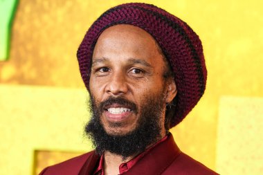 Ziggy Marley arrives at the Los Angeles Premiere Of Paramount Pictures' 'Bob Marley: One Love' held at the Regency Village Theatre on February 6, 2024 in Westwood, Los Angeles, California, United States. 