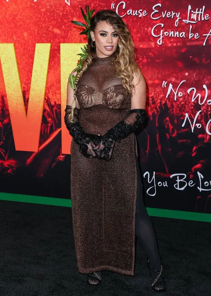 Dinah Jane, Paramount Pictures 'ın Los Angeles Premiere of Paramount Pictures' ı 'Bob Marley: One Love' a 6 Şubat 2024 'te Westwood, Los Angeles, Kaliforniya, ABD' deki Regency Village Theatre 'a geldi.. 