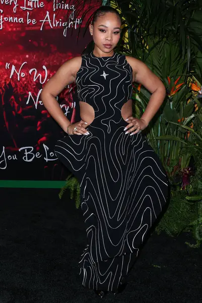 Mystic Marley, Paramount Pictures 'ın Los Angeles Premiere of Paramount Pictures' ı 'Bob Marley: One Love' a 6 Şubat 2024 'te Westwood, Los Angeles, Kaliforniya, ABD' deki Regency Village Theatre 'a geldi.. 