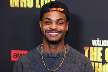 Andrew King Bach Bachelor, Los Angeles 'taki AMC +' The Walking Dead 'in galasına geliyor: The One Who Live' Sezon 1, 7 Şubat 2024 'te Hollywood, Los Angeles' taki Pickford Film Çalışmaları Merkezi 'ndeki Linwood Dunn Tiyatrosu' nda gerçekleştirildi.