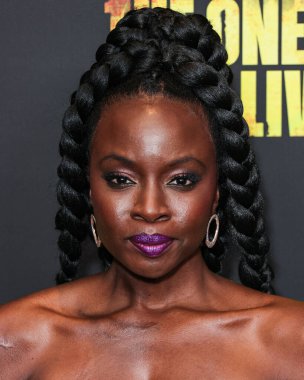 Danai Gurira, 7 Şubat 2024 'te Hollywood, Los Angeles, Kaliforniya, ABD' deki Linwood Dunn Tiyatrosu 'nda düzenlenen 1. Sezon' da Los Angeles 'taki AMC +' The Walking Dead 'in galasına geldi.