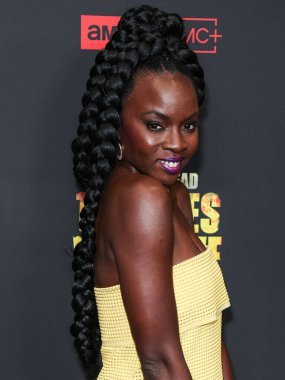 Danai Gurira, 7 Şubat 2024 'te Hollywood, Los Angeles, Kaliforniya, ABD' deki Linwood Dunn Tiyatrosu 'nda düzenlenen 1. Sezon' da Los Angeles 'taki AMC +' The Walking Dead 'in galasına geldi.