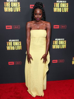 Danai Gurira, 7 Şubat 2024 'te Hollywood, Los Angeles, Kaliforniya, ABD' deki Linwood Dunn Tiyatrosu 'nda düzenlenen 1. Sezon' da Los Angeles 'taki AMC +' The Walking Dead 'in galasına geldi.
