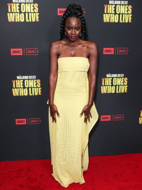 Danai Gurira, 7 Şubat 2024 'te Hollywood, Los Angeles, Kaliforniya, ABD' deki Linwood Dunn Tiyatrosu 'nda düzenlenen 1. Sezon' da Los Angeles 'taki AMC +' The Walking Dead 'in galasına geldi.
