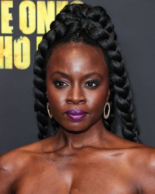 Danai Gurira, 7 Şubat 2024 'te Hollywood, Los Angeles, Kaliforniya, ABD' deki Linwood Dunn Tiyatrosu 'nda düzenlenen 1. Sezon' da Los Angeles 'taki AMC +' The Walking Dead 'in galasına geldi.