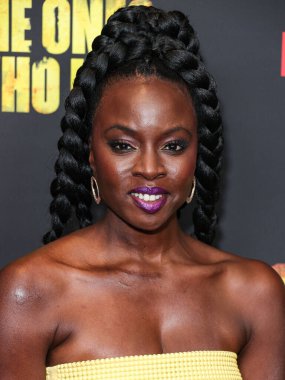 Danai Gurira, 7 Şubat 2024 'te Hollywood, Los Angeles, Kaliforniya, ABD' deki Linwood Dunn Tiyatrosu 'nda düzenlenen 1. Sezon' da Los Angeles 'taki AMC +' The Walking Dead 'in galasına geldi.