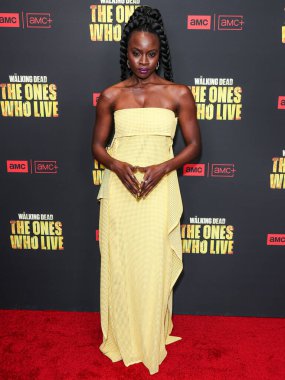 Danai Gurira, 7 Şubat 2024 'te Hollywood, Los Angeles, Kaliforniya, ABD' deki Linwood Dunn Tiyatrosu 'nda düzenlenen 1. Sezon' da Los Angeles 'taki AMC +' The Walking Dead 'in galasına geldi.