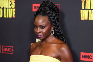 Danai Gurira, 7 Şubat 2024 'te Hollywood, Los Angeles, Kaliforniya, ABD' deki Linwood Dunn Tiyatrosu 'nda düzenlenen 1. Sezon' da Los Angeles 'taki AMC +' The Walking Dead 'in galasına geldi.
