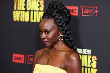 Danai Gurira, 7 Şubat 2024 'te Hollywood, Los Angeles, Kaliforniya, ABD' deki Linwood Dunn Tiyatrosu 'nda düzenlenen 1. Sezon' da Los Angeles 'taki AMC +' The Walking Dead 'in galasına geldi.