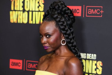 Danai Gurira, 7 Şubat 2024 'te Hollywood, Los Angeles, Kaliforniya, ABD' deki Linwood Dunn Tiyatrosu 'nda düzenlenen 1. Sezon' da Los Angeles 'taki AMC +' The Walking Dead 'in galasına geldi.