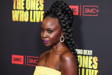 Danai Gurira, 7 Şubat 2024 'te Hollywood, Los Angeles, Kaliforniya, ABD' deki Linwood Dunn Tiyatrosu 'nda düzenlenen 1. Sezon' da Los Angeles 'taki AMC +' The Walking Dead 'in galasına geldi.