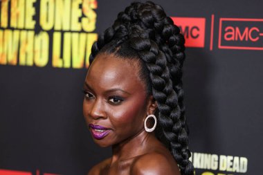 Danai Gurira, 7 Şubat 2024 'te Hollywood, Los Angeles, Kaliforniya, ABD' deki Linwood Dunn Tiyatrosu 'nda düzenlenen 1. Sezon' da Los Angeles 'taki AMC +' The Walking Dead 'in galasına geldi.