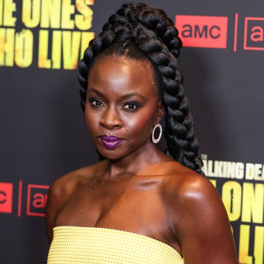 Danai Gurira, 7 Şubat 2024 'te Hollywood, Los Angeles, Kaliforniya, ABD' deki Linwood Dunn Tiyatrosu 'nda düzenlenen 1. Sezon' da Los Angeles 'taki AMC +' The Walking Dead 'in galasına geldi.