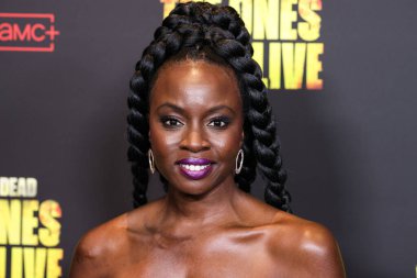 Danai Gurira, 7 Şubat 2024 'te Hollywood, Los Angeles, Kaliforniya, ABD' deki Linwood Dunn Tiyatrosu 'nda düzenlenen 1. Sezon' da Los Angeles 'taki AMC +' The Walking Dead 'in galasına geldi.