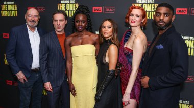 Terry O 'Quinn, Andrew Lincoln, Danai Gurira, Lesley-Ann Brandt, Breeda Wool ve Craig Tate, Pickford Center' daki Linwood Dunn Tiyatrosu 'nda düzenlenen 1.