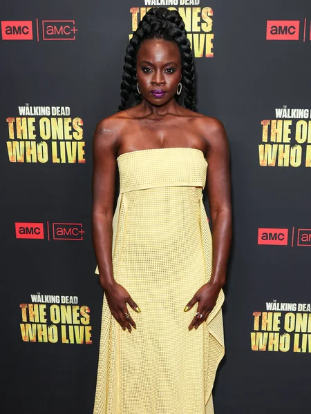 Danai Gurira, 7 Şubat 2024 'te Hollywood, Los Angeles, Kaliforniya, ABD' deki Linwood Dunn Tiyatrosu 'nda düzenlenen 1. Sezon' da Los Angeles 'taki AMC +' The Walking Dead 'in galasına geldi.