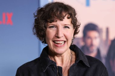 Trish Sie, Los Angeles 'taki Netflix' in Hollywood Tiyatrosu 'nda 8 Şubat 2024' te düzenlenen 