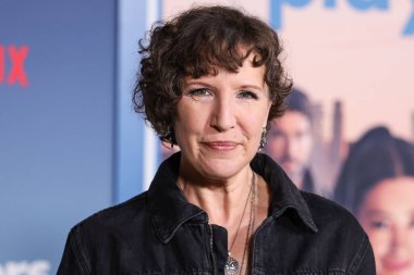 Trish Sie, Los Angeles 'taki Netflix' in Hollywood Tiyatrosu 'nda 8 Şubat 2024' te düzenlenen 