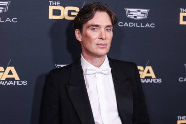 Cillian Murphy, Beverly Hilton Hotel 'de 10 Şubat 2024' te düzenlenen 76. Yıllık Amerikan Yönetmenler Birliği (DGA) Ödülleri 'ne geldi.. 