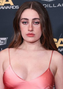 Rachel Sennott, Beverly Hilton Oteli 'nde 10 Şubat 2024' te düzenlenen 76. Yıllık Amerikan Yönetmenler Birliği (DGA) Ödülleri 'ne geliyor.. 