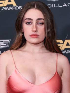 Rachel Sennott, Beverly Hilton Oteli 'nde 10 Şubat 2024' te düzenlenen 76. Yıllık Amerikan Yönetmenler Birliği (DGA) Ödülleri 'ne geliyor.. 