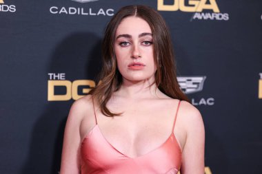 Rachel Sennott, Beverly Hilton Oteli 'nde 10 Şubat 2024' te düzenlenen 76. Yıllık Amerikan Yönetmenler Birliği (DGA) Ödülleri 'ne geliyor.. 