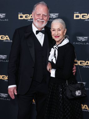 Taylor Hackford ve eşi Helen Mirren, 10 Şubat 2024 'te Beverly Hilton Oteli' nde düzenlenen 76. Yıllık Amerikan Yönetmenler Birliği (DGA) Ödülleri 'ne geldiler.. 