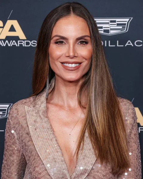 stock image Nina Senicar arrives at the 76th Annual Directors Guild Of America (DGA) Awards held at The Beverly Hilton Hotel on February 10, 2024 in Beverly Hills, Los Angeles, California, United States. 