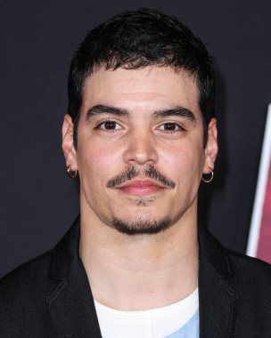 Aaron Dominguez 12 Şubat 2024 'te Westwood, Los Angeles, Kaliforniya' da Regency Village Theatre 'da düzenlenen Columbia Pictures' ın 